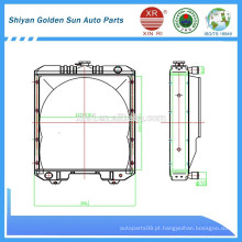 Myanmar radiador em cobre da fabricação de Shiyan na China.